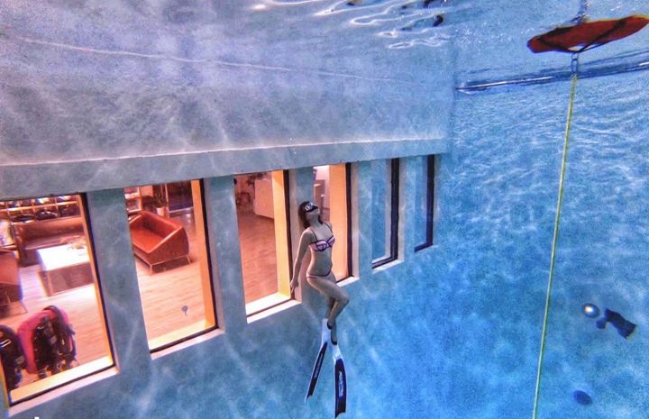 nu酷爽的夏天享受另一种保健方式—Super Diver美人鱼自由潜水学院